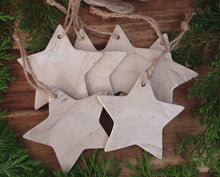 Load image into Gallery viewer, Marbled Clay Star Ornaments