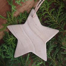 Load image into Gallery viewer, Marbled Clay Star Ornaments