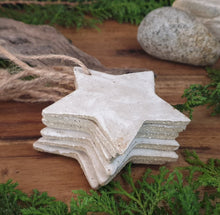 Load image into Gallery viewer, 'Chalk' Star Ornaments