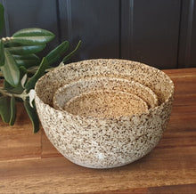Load image into Gallery viewer, Rustic 3-Piece Bowl Set