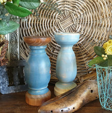 Load image into Gallery viewer, Handmade Wooden Candlesticks