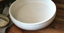 Load image into Gallery viewer, Ribbed Flat Bowl
