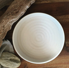 Load image into Gallery viewer, Ribbed Flat Bowl