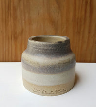 Load image into Gallery viewer, Multi-toned rustic squat vase