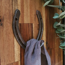 Load image into Gallery viewer, Genuine Horse Shoe Coat Hook