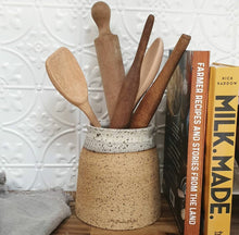 Load image into Gallery viewer, Rustic 'Patina' Utensil Holder