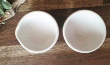 Load image into Gallery viewer, Mini Bowls with Pouring Spout - Textured Chalk
