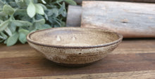 Load image into Gallery viewer, 'Toasted Marshmallow' Shallow Bowl (small)