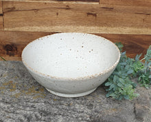 Load image into Gallery viewer, 'Speckled Chalk' bowl with foot