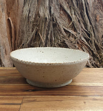 Load image into Gallery viewer, 'Speckled Chalk' bowl with foot