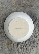 Load image into Gallery viewer, 'Speckled Chalk' bowl with foot
