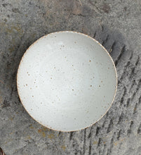 Load image into Gallery viewer, 'Speckled Chalk' bowl with foot
