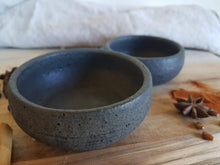 Load image into Gallery viewer, Rustic Salt and Pepper Pinch Pots (two tone)