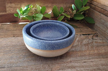 Load image into Gallery viewer, Speckled Cobalt Bowl Set