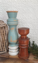 Load image into Gallery viewer, Handmade Wooden Candlesticks
