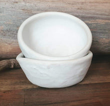 Load image into Gallery viewer, Mini Bowls with Pouring Spout - Textured Chalk
